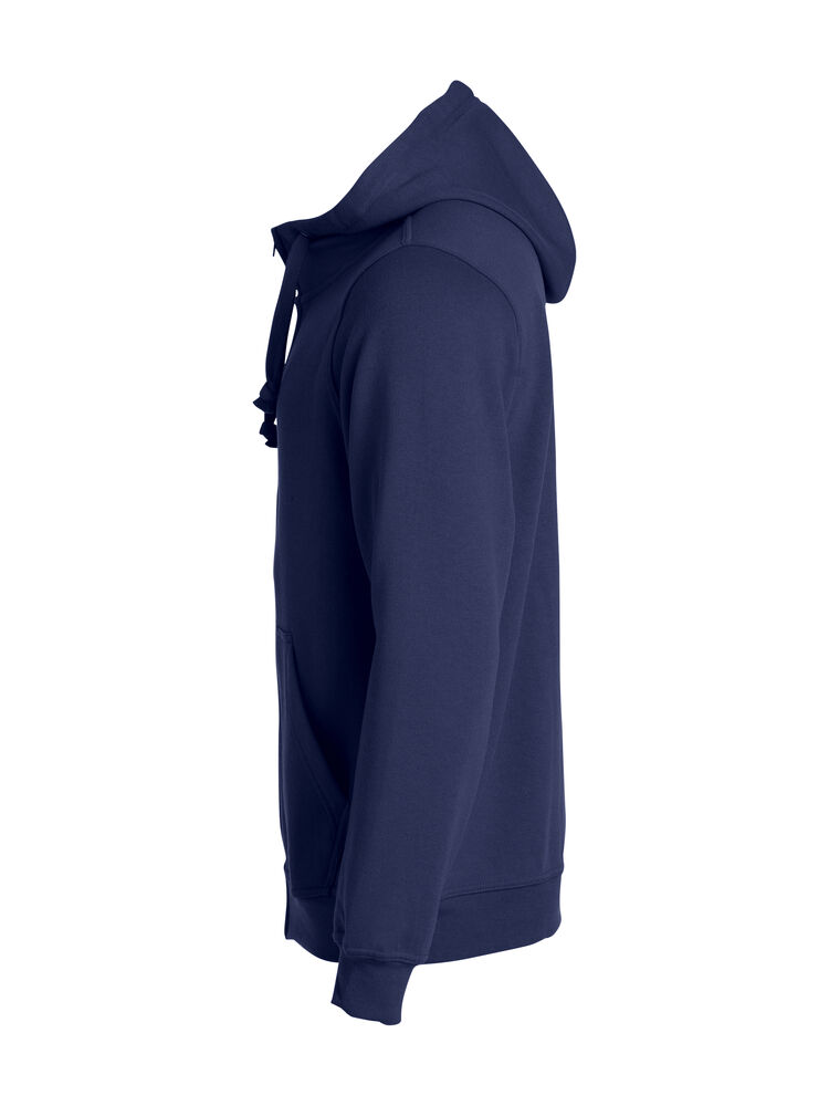 Clique - Basic Hoody Full Zip Bleufoncé 4XL