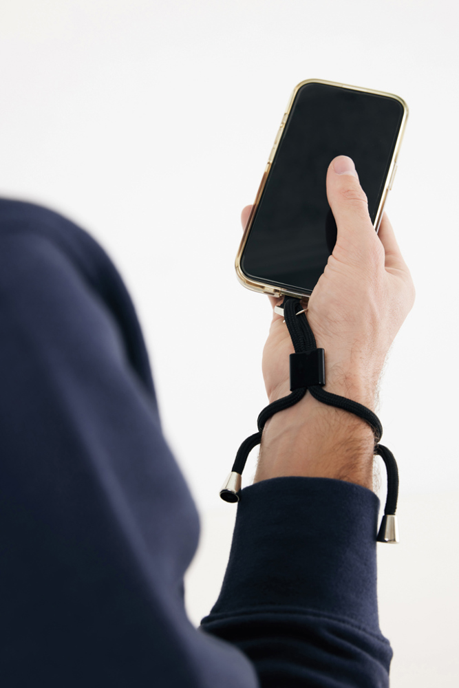 Bracelet téléphone réglable en rPET recyclé RCS CarryLoop