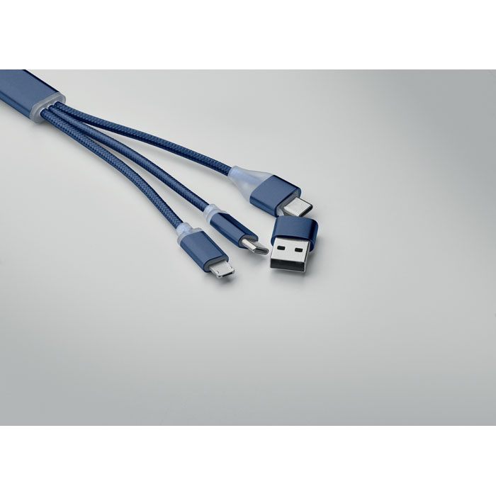 BLUE - Câble de charge 4 en 1 type C
