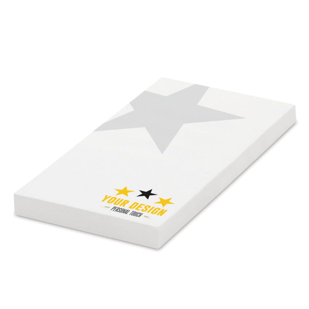 100 feuilles Repositionnables, 50x72mm, quadrie.