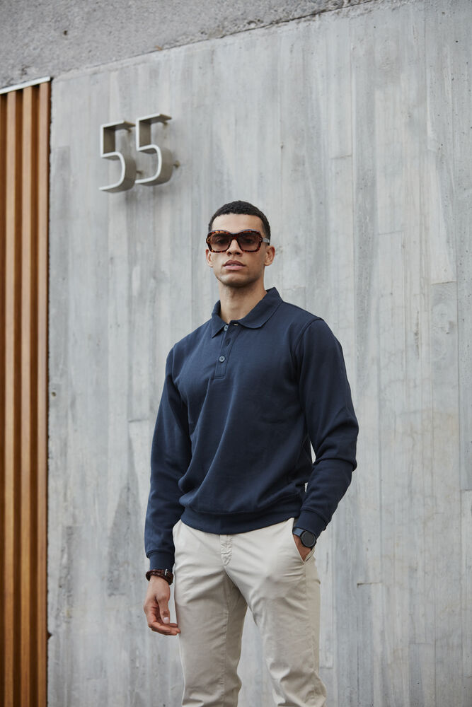 Clique - Basic Polo Sweater Bleuroyal S