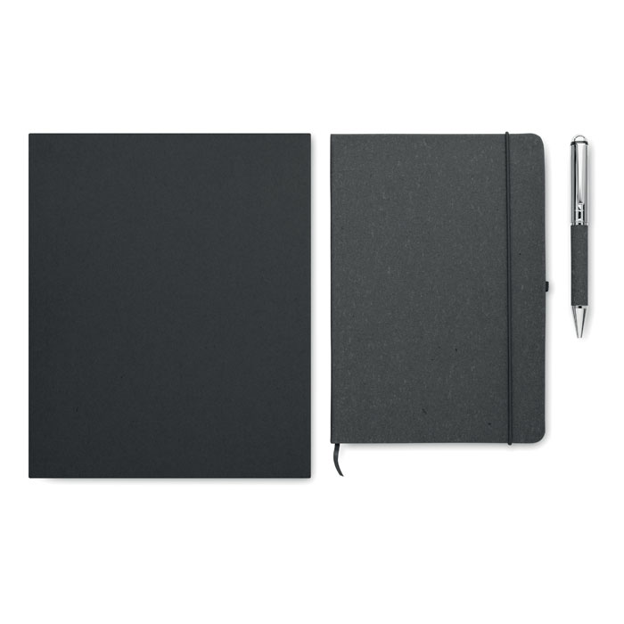 ELEGANOTE - Carnet en cuir recyclé et stylo