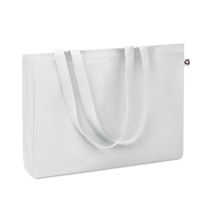 RESPECT COLOURED - Sac toile recyclée 280 gr/m ² - Blanc