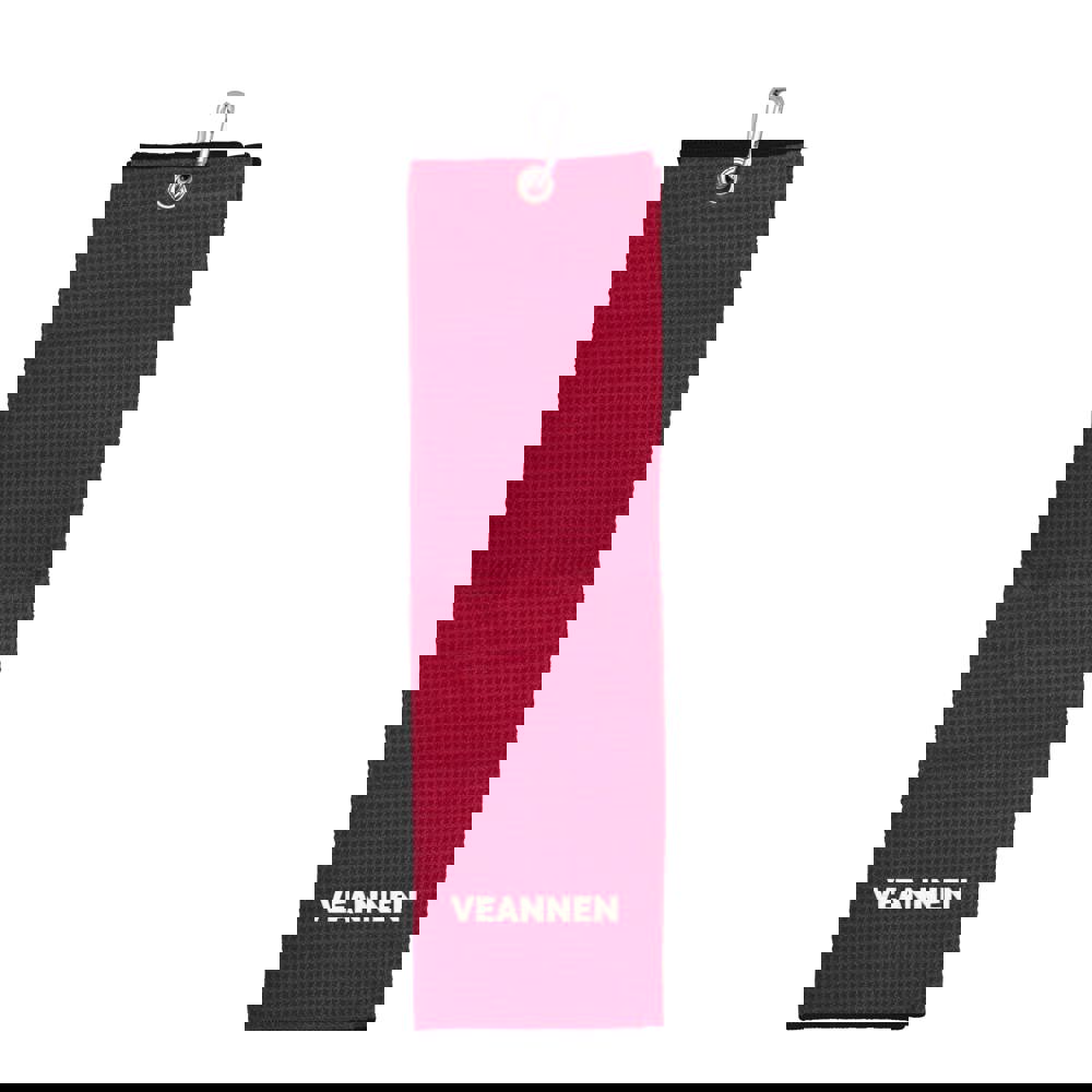 Golfhanddoek microfiber - rood