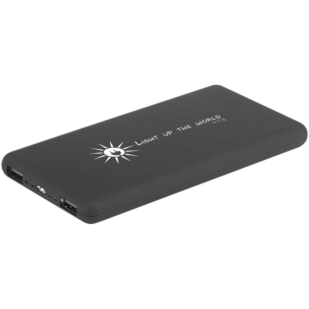 SCX.design P30 8000 mAh powerbank solar met oplichtend logo