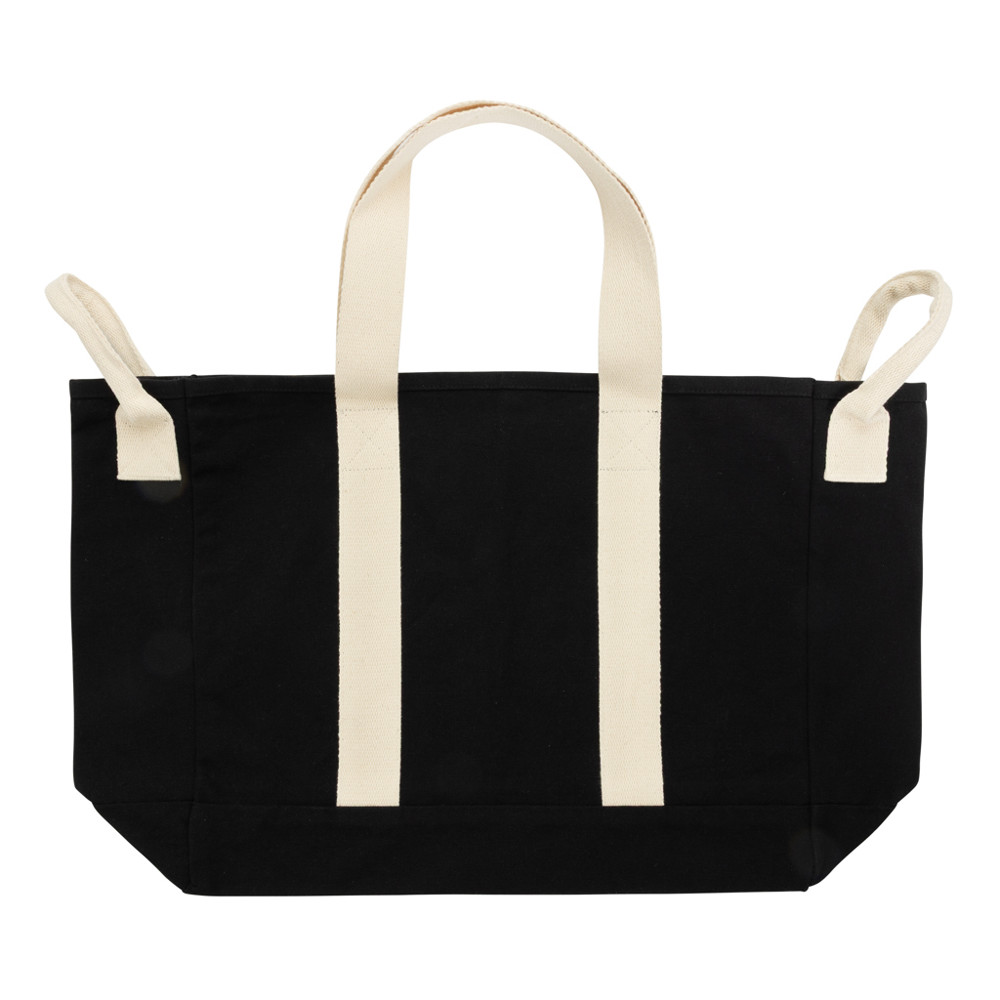 Sac de plage BEAU AWARE™ en toile recyclée 400 g/m², avec po