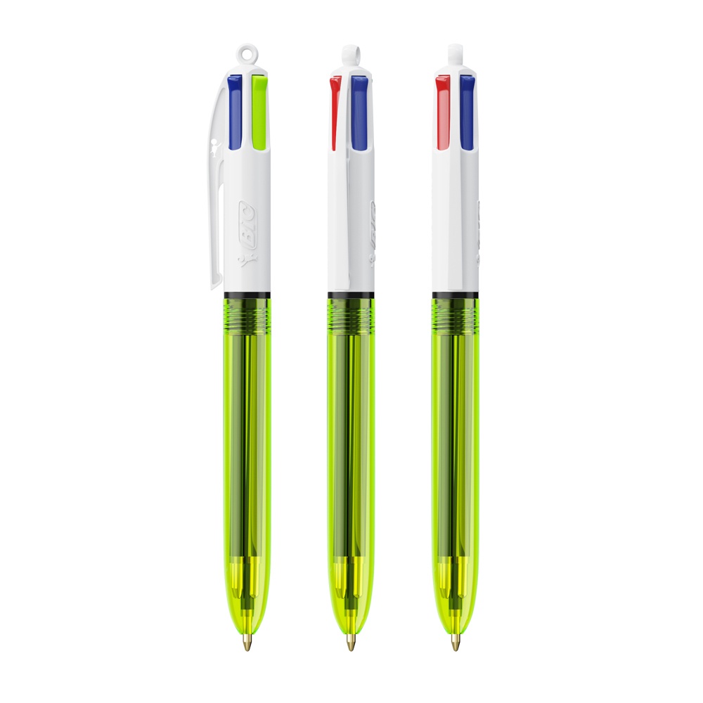 BIC® 4 Couleurs Fluo Bille
