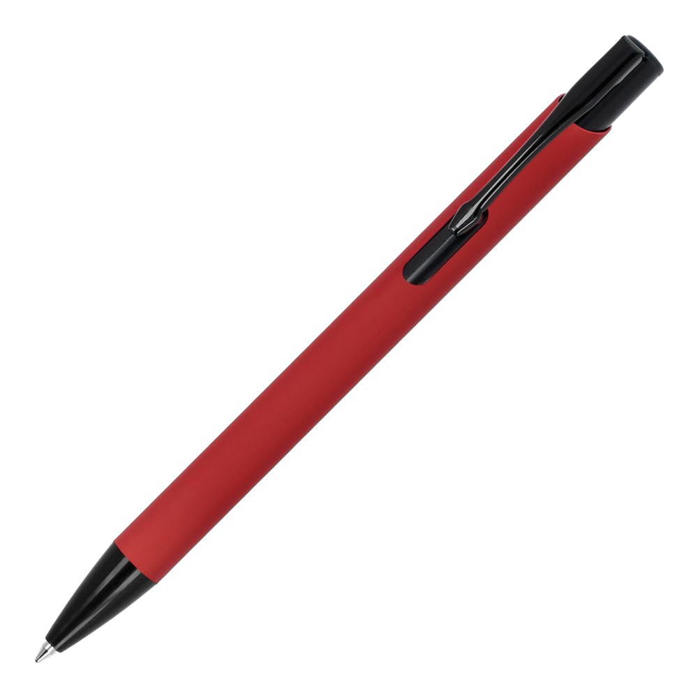 Alicante soft touch, encre noire R-AL - Rouge / Noir