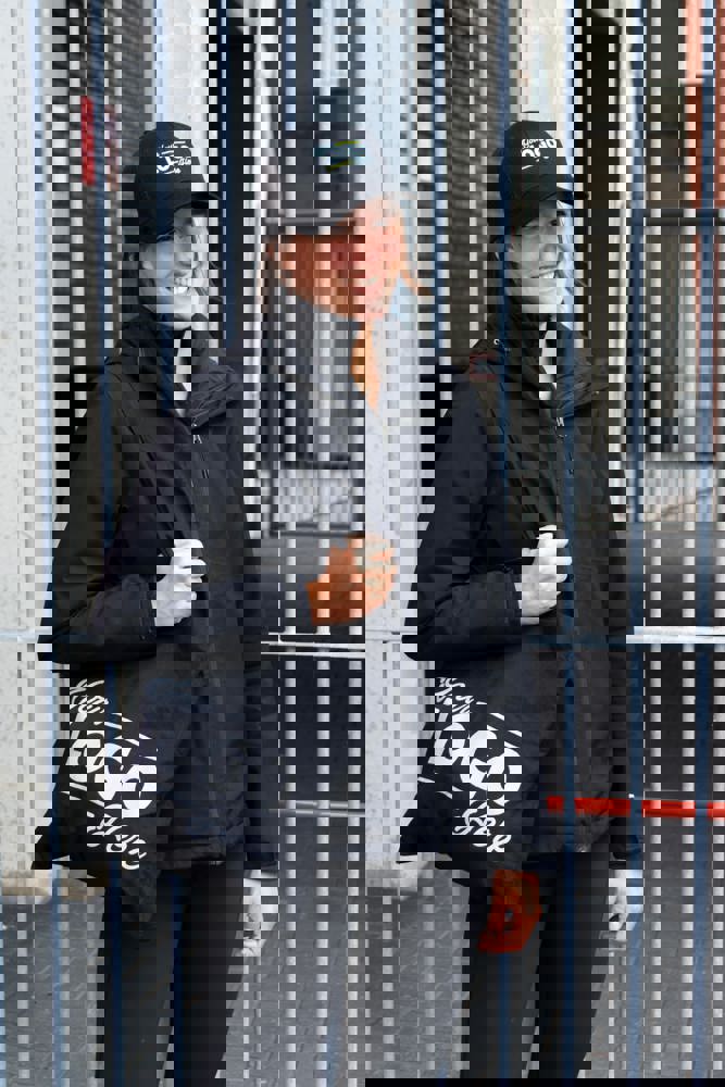 Biologisch katoenen tas met lange hengsels, 135 gr/m²