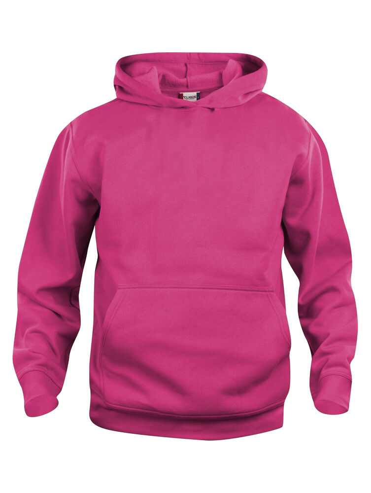 Clique - Basic Hoody Junior - Cerise