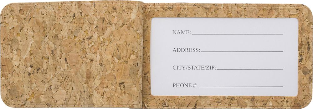 Kurken bagagelabel Makai