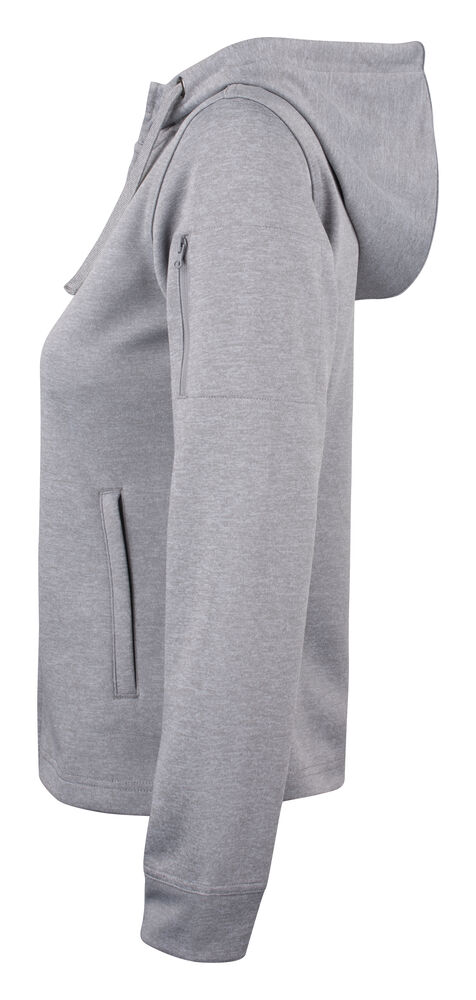 Clique - Basic Active Hoody Full Zip Women Grismélange S