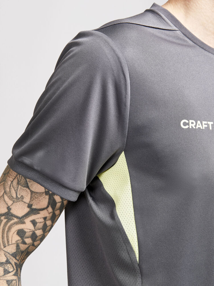 Craft - PRO Control Impact Ss Tee M Granite-Giallo M