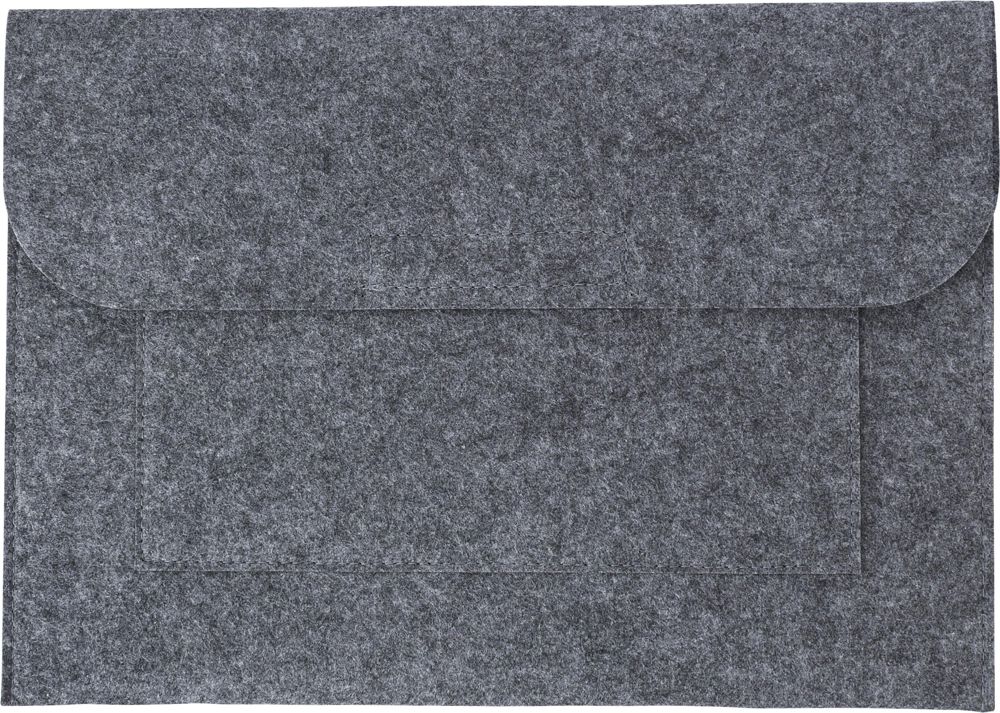 Pochette en feutre rPET Riley - Gris