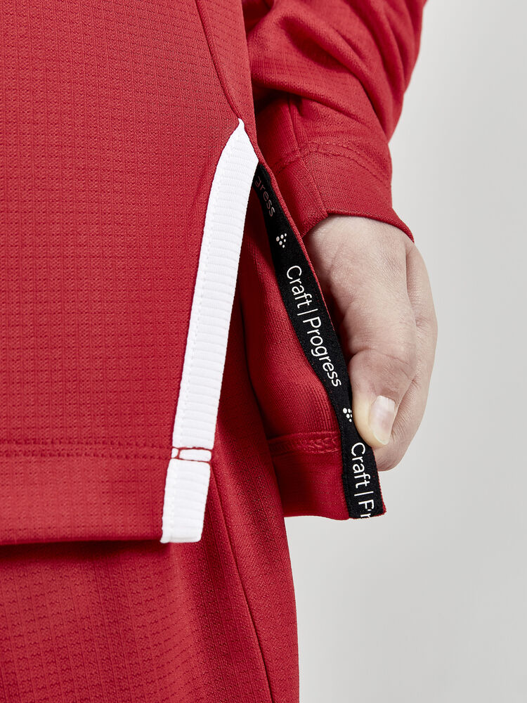 Craft - Progress Ls Basket Jersey Jr Bright Red 134/140