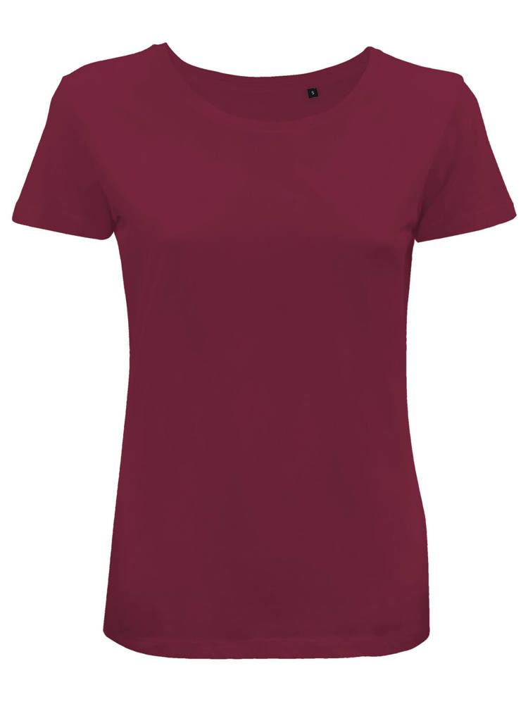 BS Moon t-shirt femme, 150 gr/m² - Bordeaux