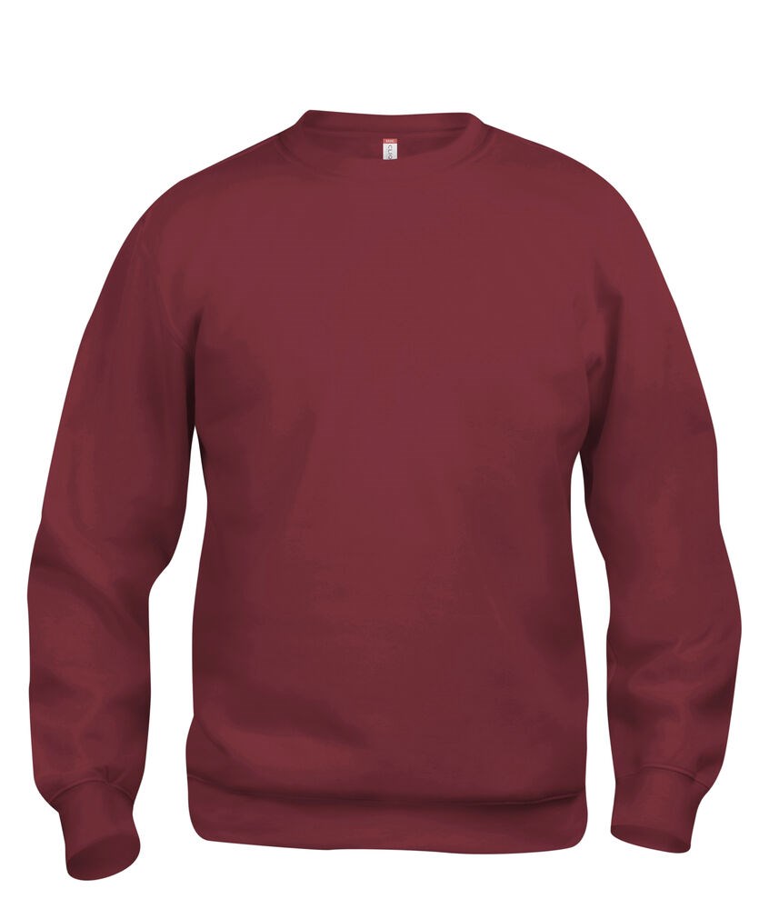 Clique - Basic Roundneck Bordeaux XS