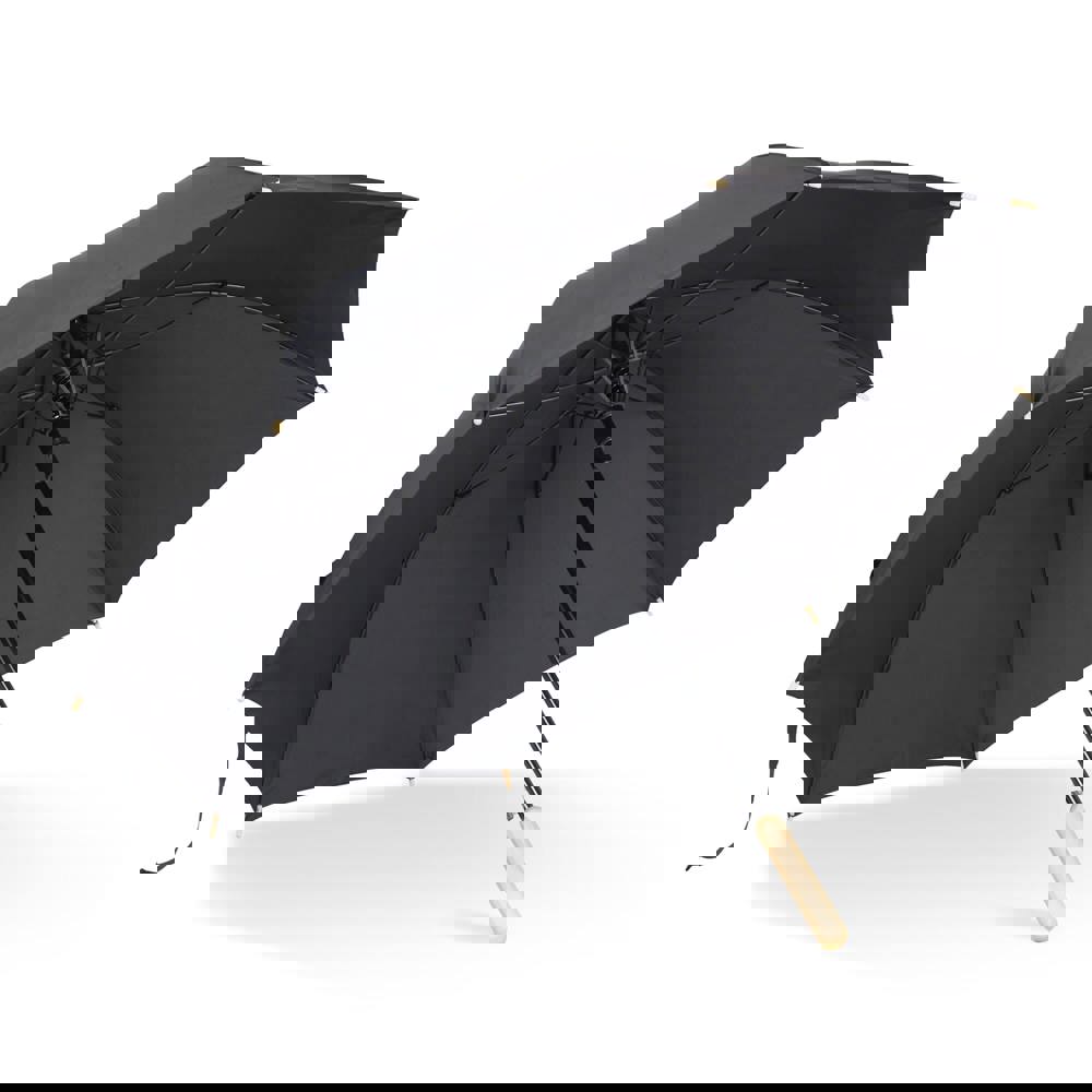 Stok paraplu 25” R-PET recht handvat auto open