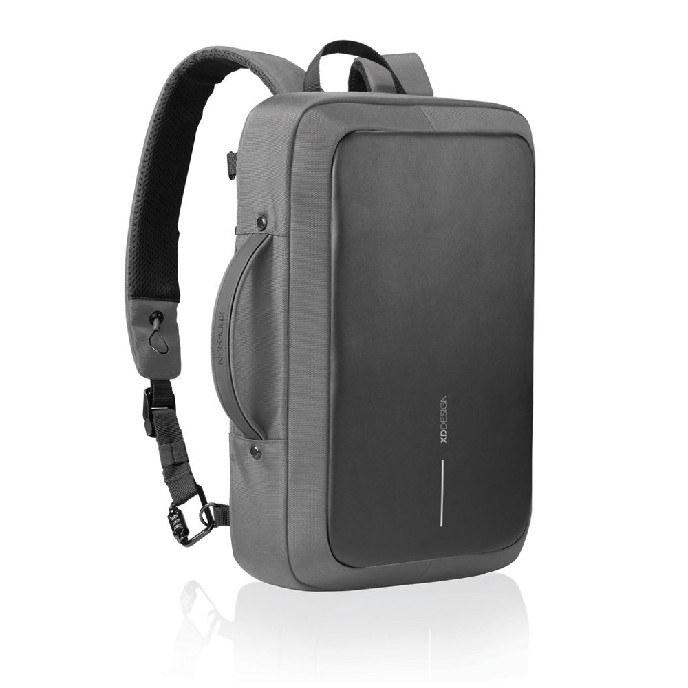 Bobby Bizz 2.0 sac à dos et sacoche antivol - gris, noir (± PMS Cool Grey 11C/ ± PMS Black)
