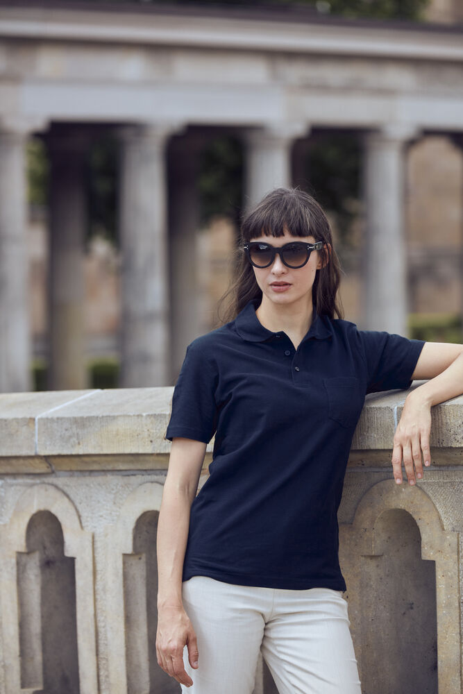Clique - Basic Polo Pocket Blanc L