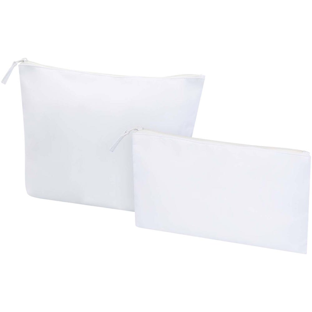 Set de trousses de toilette recyclées GRS Swift - Blanc