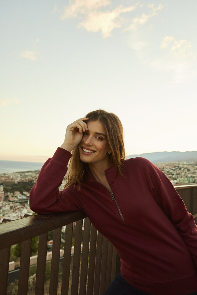 Clique - Basic Half Zip Grismélange M