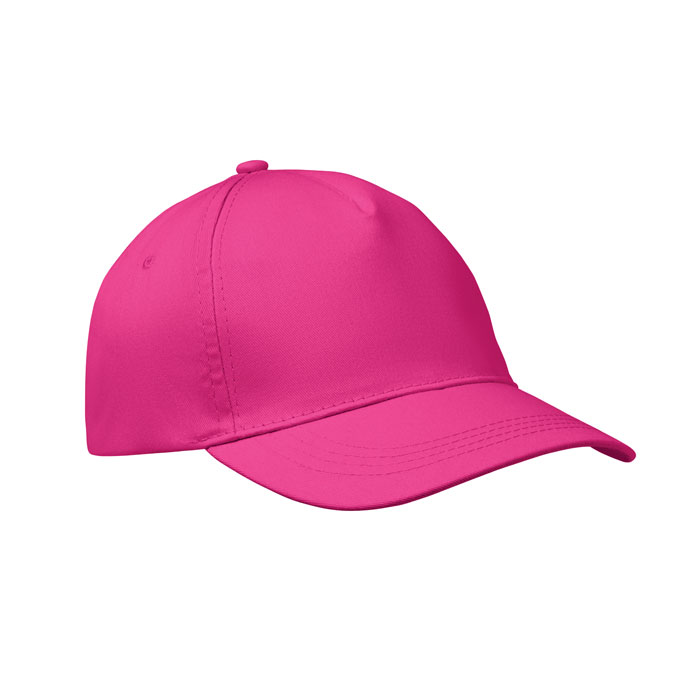 BUZZ - 5 panelen baseballpet 160g/m² - Fuchsia