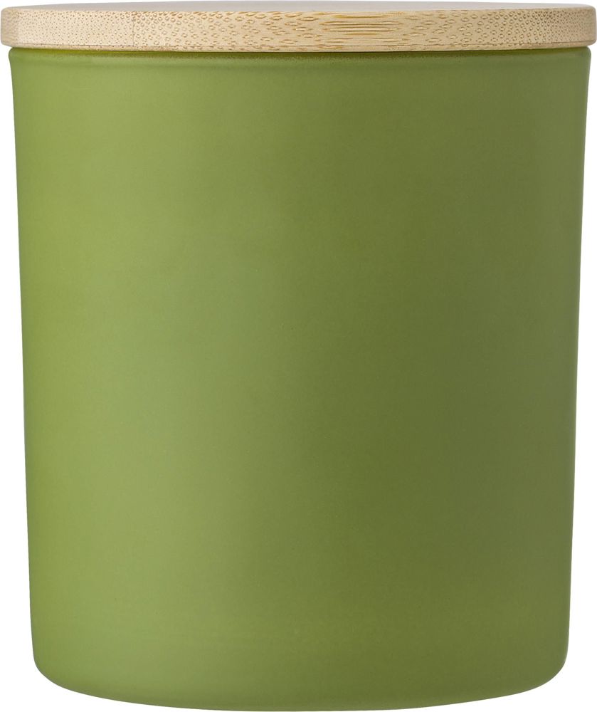Bougie dans un contenant en verre Lucas - Vert