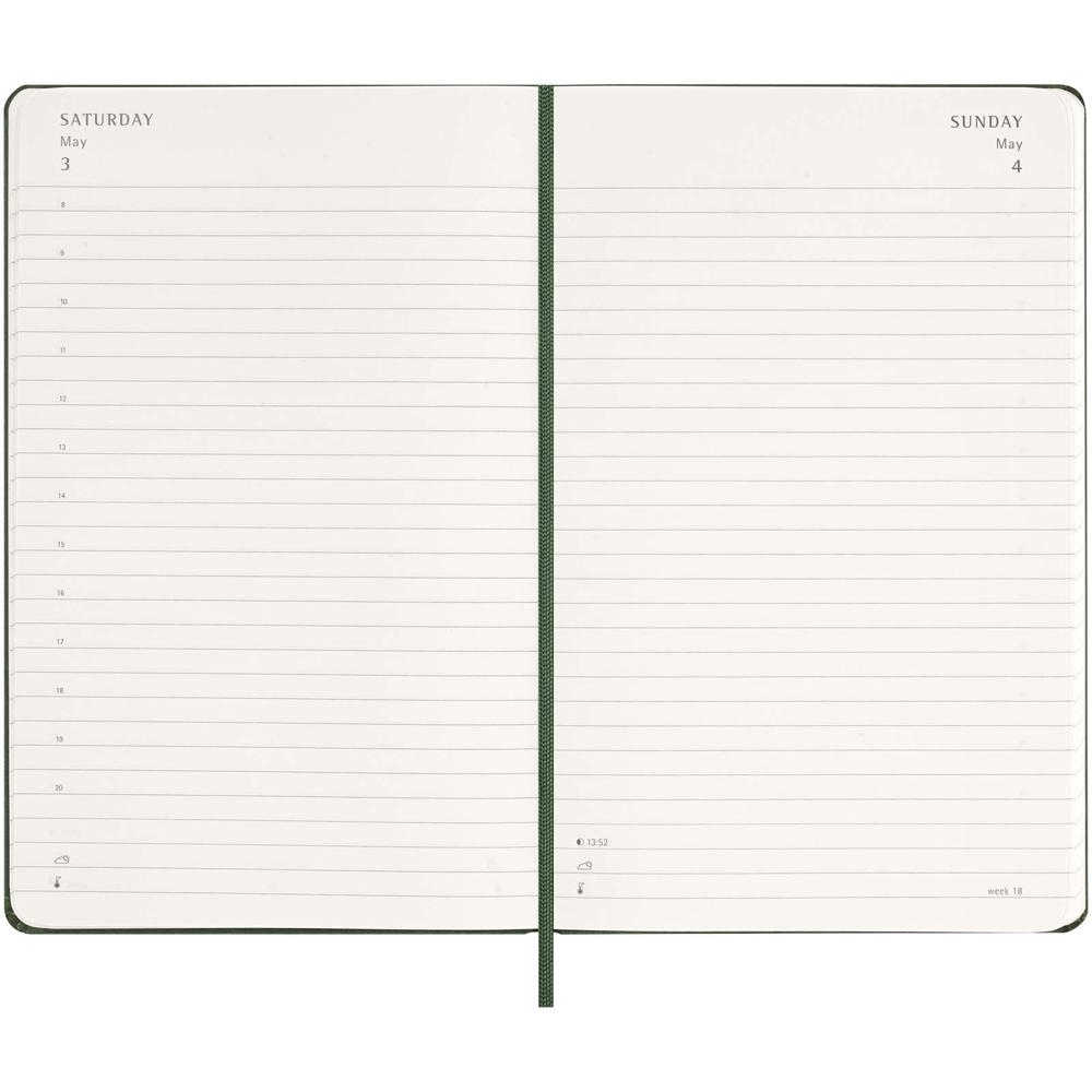 Agenda L quotidien 12 mois Moleskine à couverture rigide