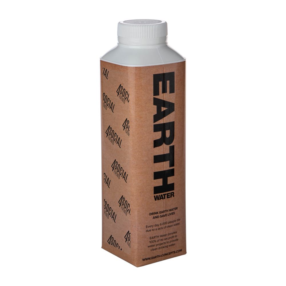 EARTH Water Tetra Pak 500 ml - bruin