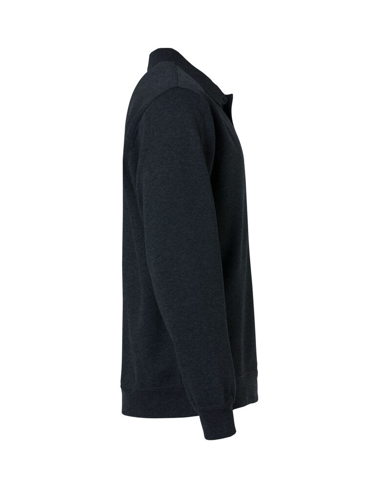 Clique - Basic Polo Sweater Grisanthracitemélange 3XL