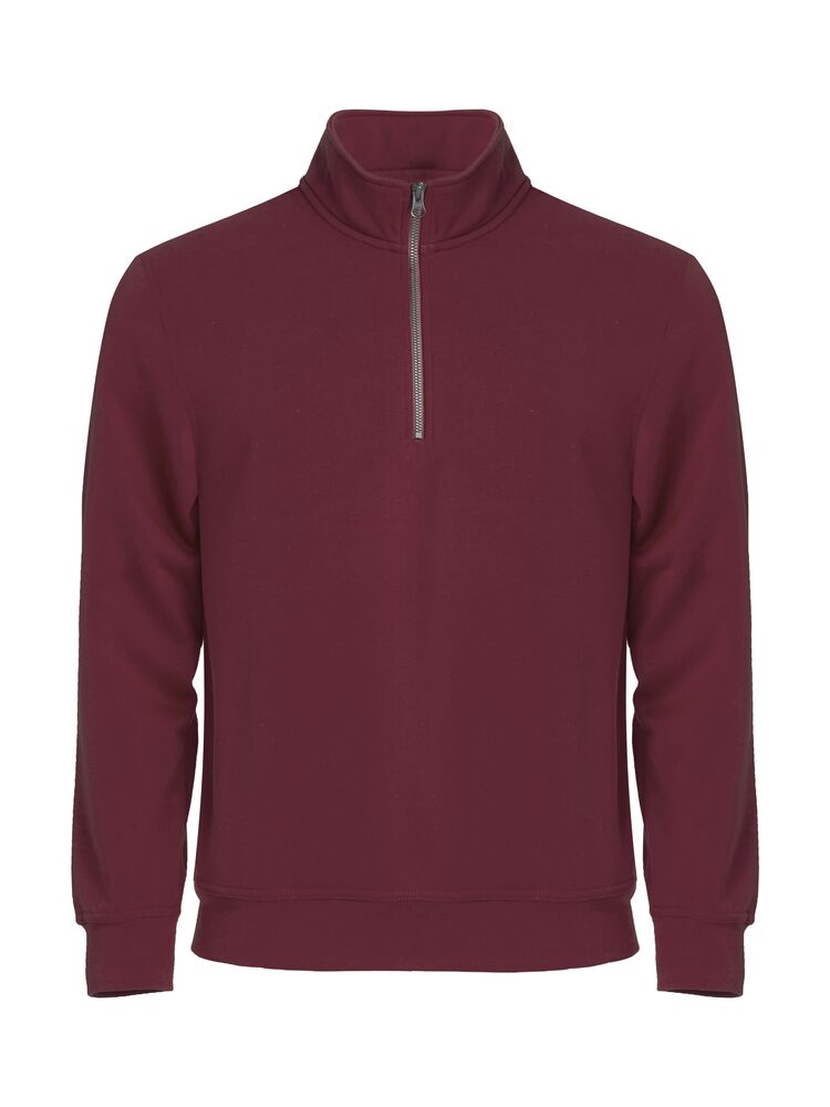 Clique - Basic Half Zip - Bordeaux