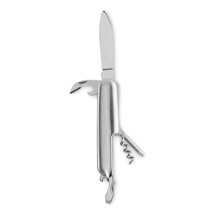 MULTICHILLO - Couteau de poche multi-outils - Argent