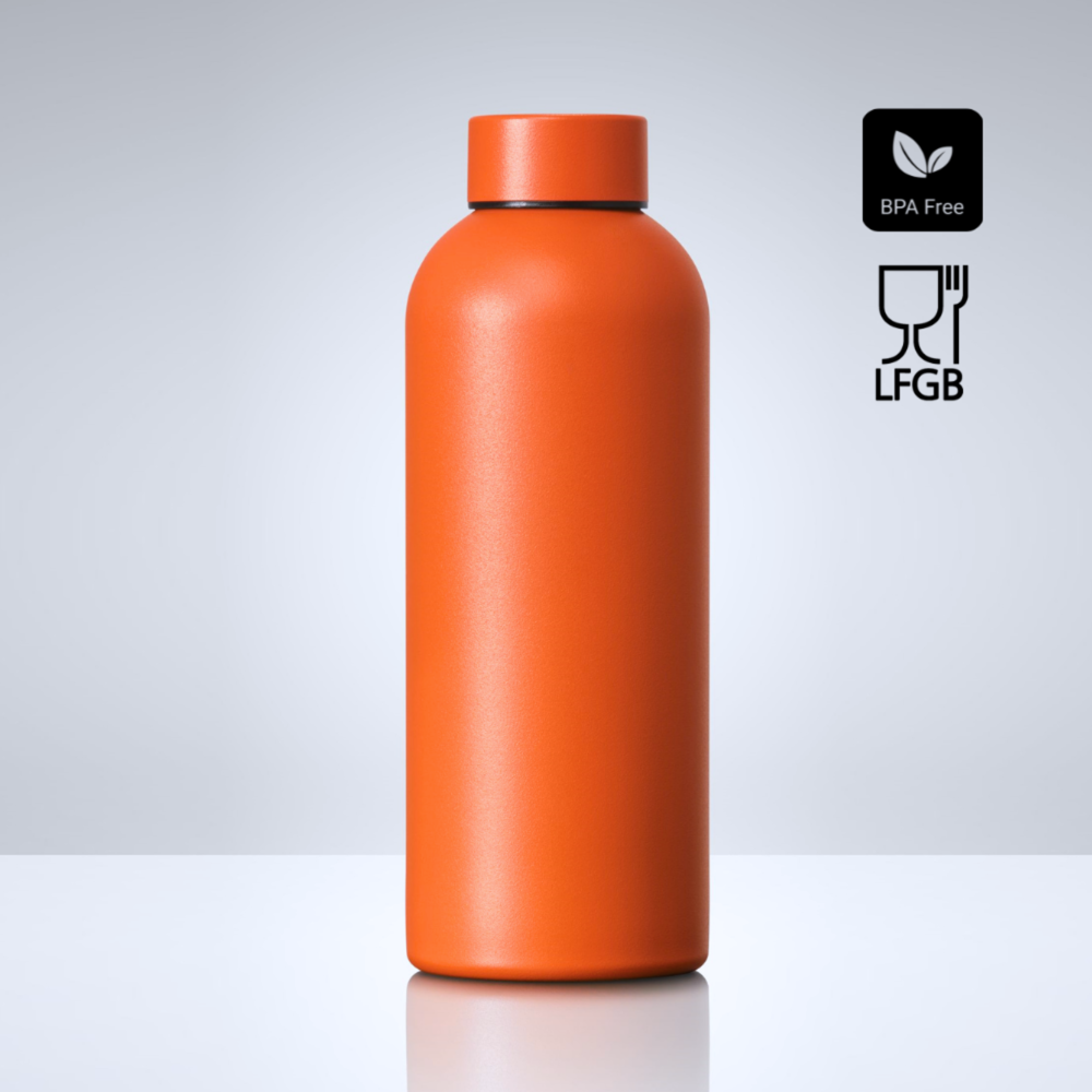 Active Set: thermische waterfles 500 ml & automatische paraplu