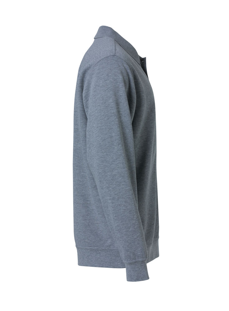 Clique - Basic Polo Sweater Grismélange 4XL