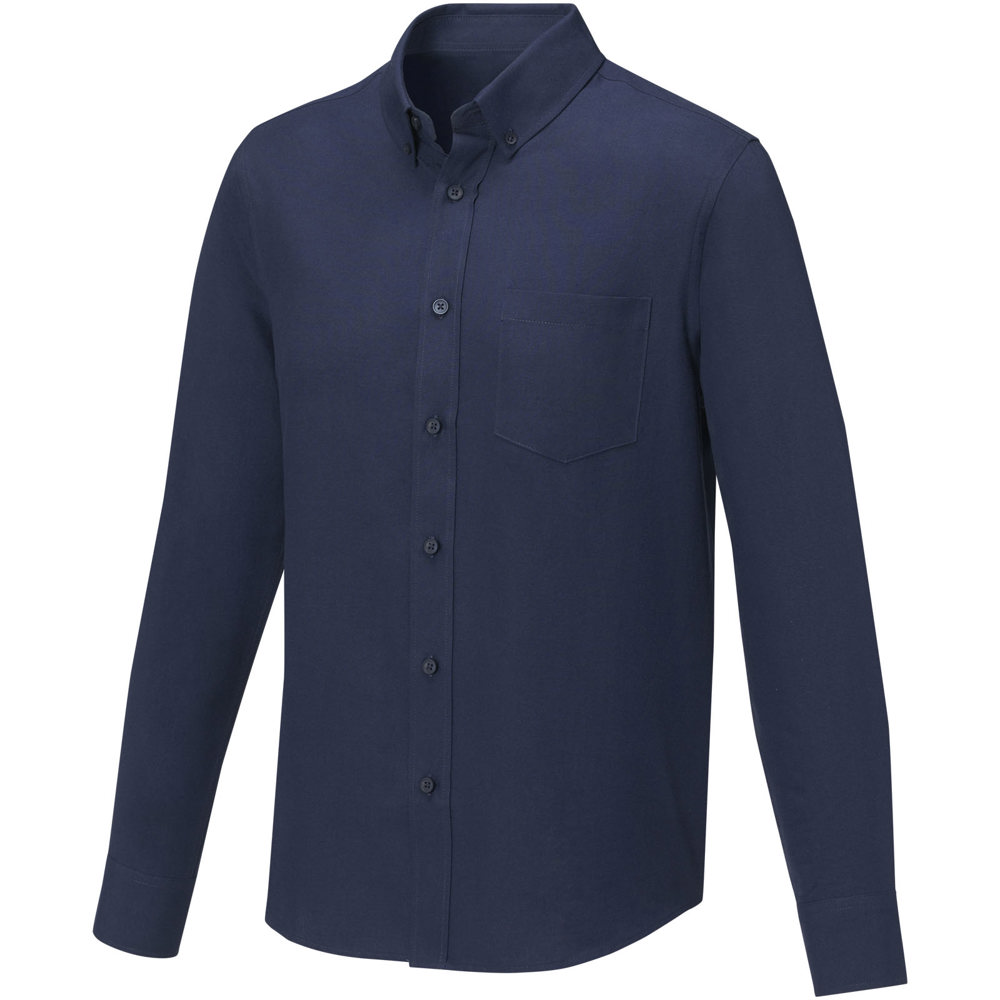 Chemise à manches longues de 130 g/m² Pollux pour homme - Marine