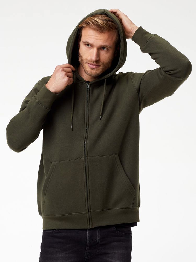 BS Vega sweat à capuche full zip, 280 gr/m²