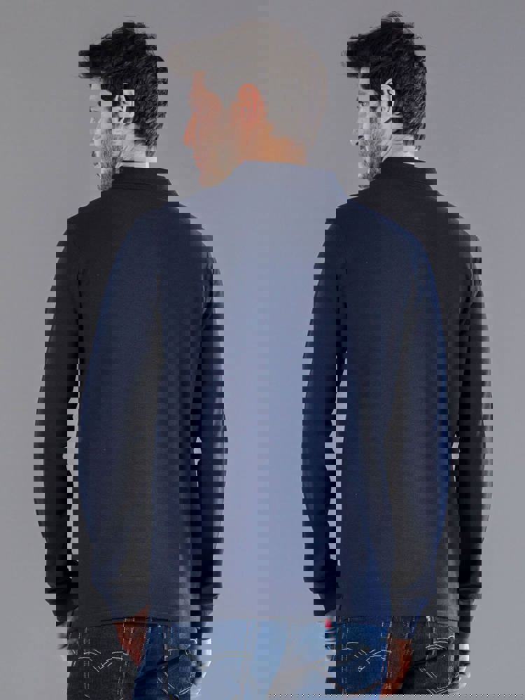 BS Evolution long sleeve polo, 180 gr/m²