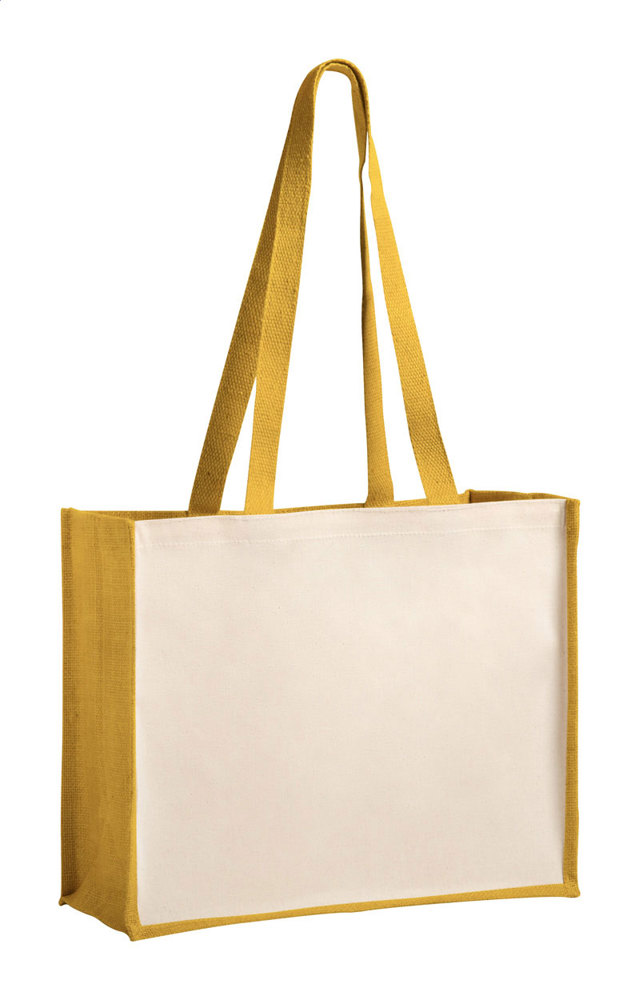 Bondi - sac shopping - jaune/naturelle