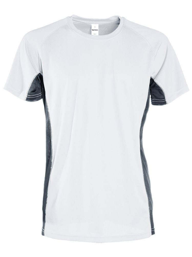 SP Air t-shirt de sport, 140 gr/m² - blanc/gris