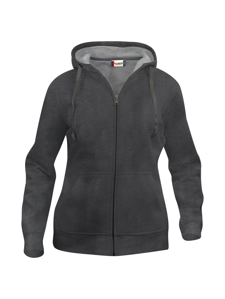 Clique - Basic Hoody Full Zip Women - Grisanthracitemélange