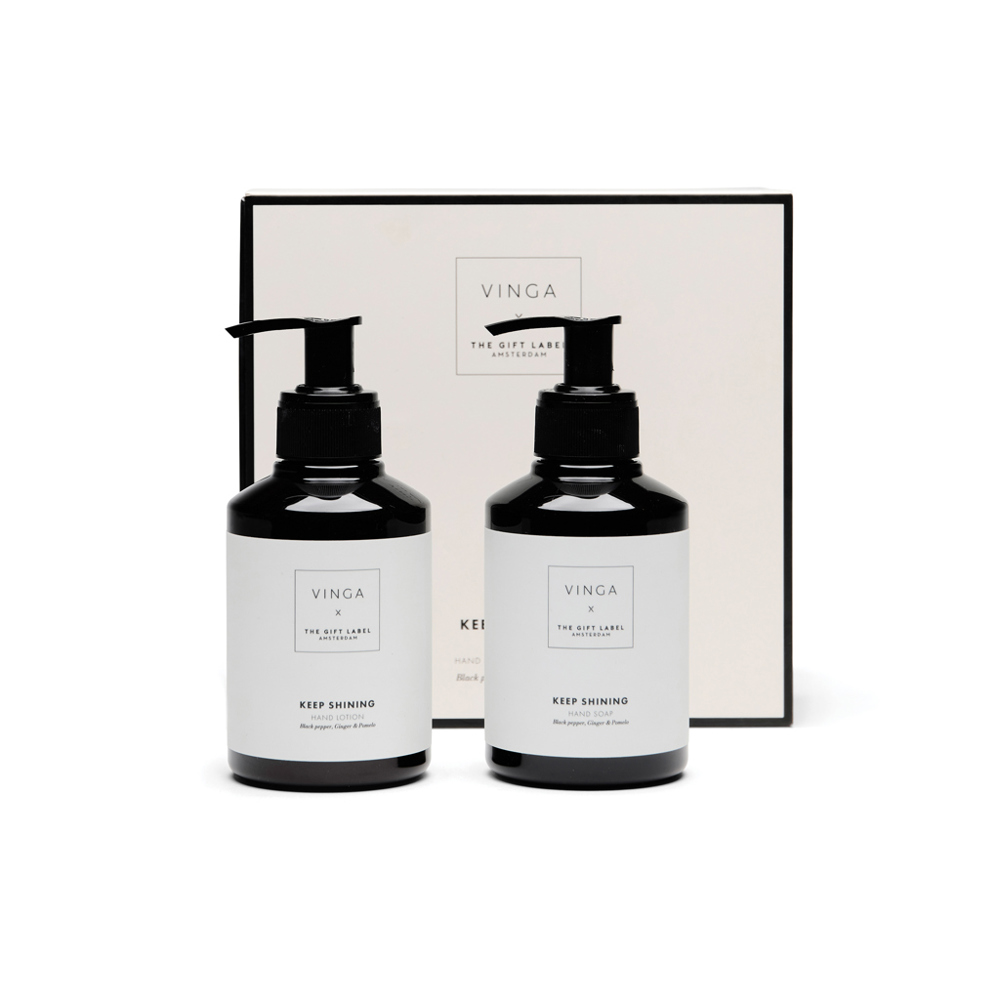 VINGA x TGL giftset voor handverzorging