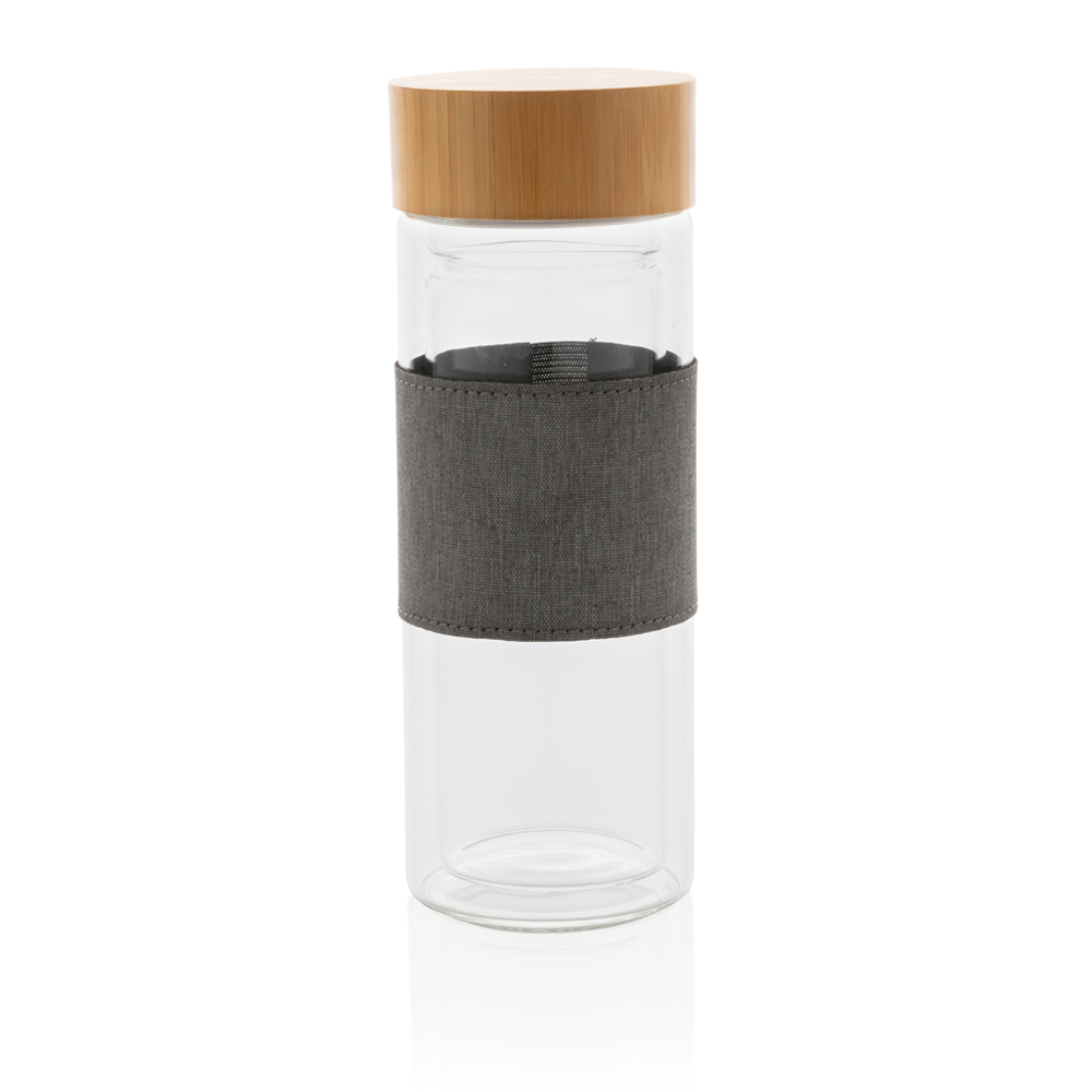 Bouteille à double paroi en verre Impact