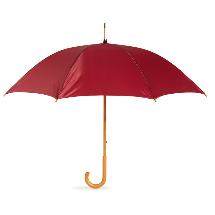 CALA - Parapluie avec poignée en bois - Bordeaux