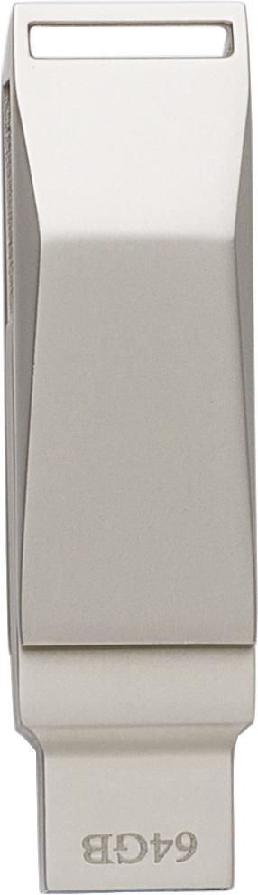 Clé USB twist 3.0 64 Go Dorian - Argent