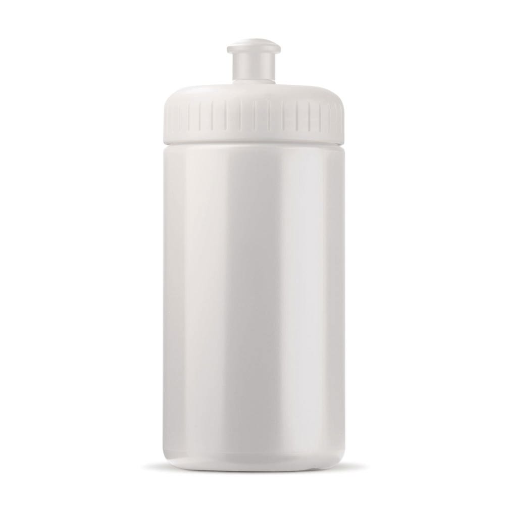 Bidon de sport Bio based 500ml basic - Blanc / Blanc