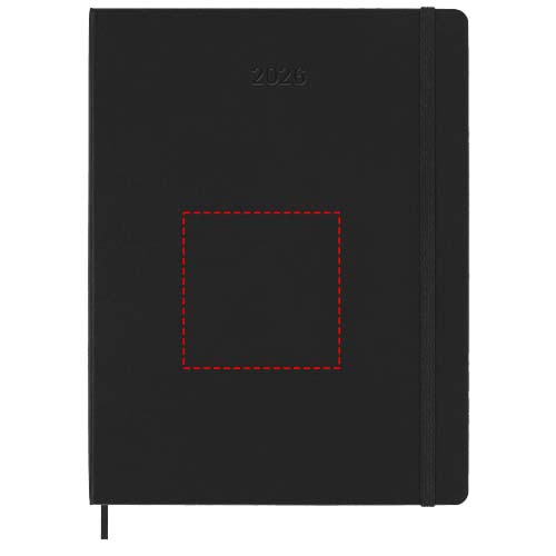 Agenda XL hebdomadaire 12 mois Moleskine à couverture rigide
