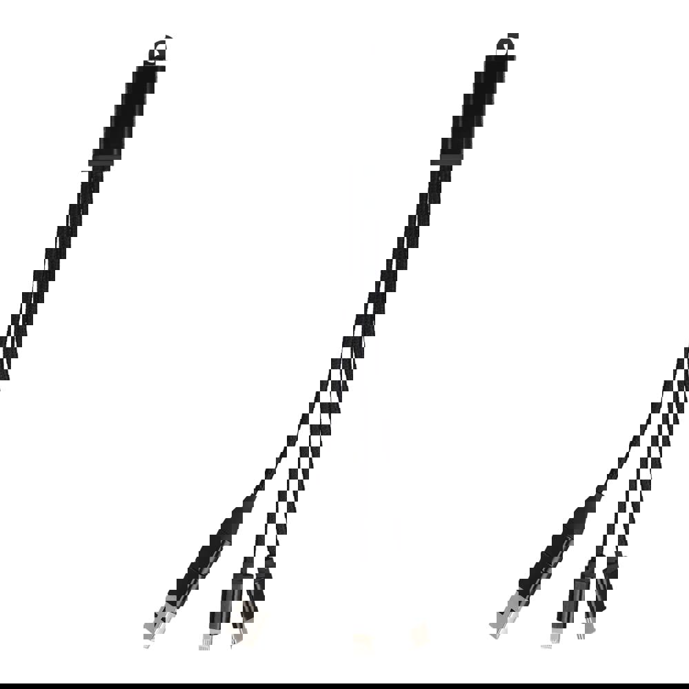 2-in-1 Oplaadkabel USB-A/C naar USB-C &amp; Lightning Aluminium