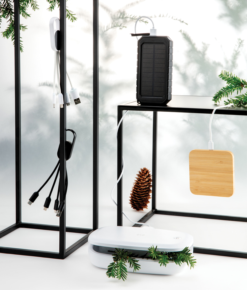 Boîte de stérilisation UV-C avec chargeur sans fil 5W