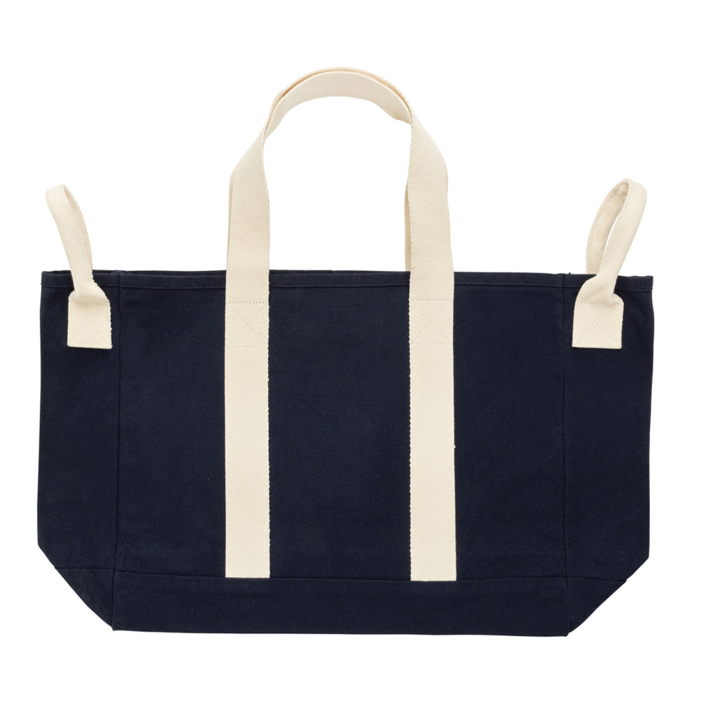 Sac de plage BEAU AWARE™ en toile recyclée 400 g/m², avec po
